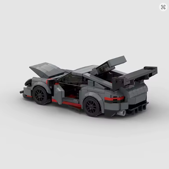 LEGO Porsche 911 GT3 RS – Buildable Miniature (374 pieces)